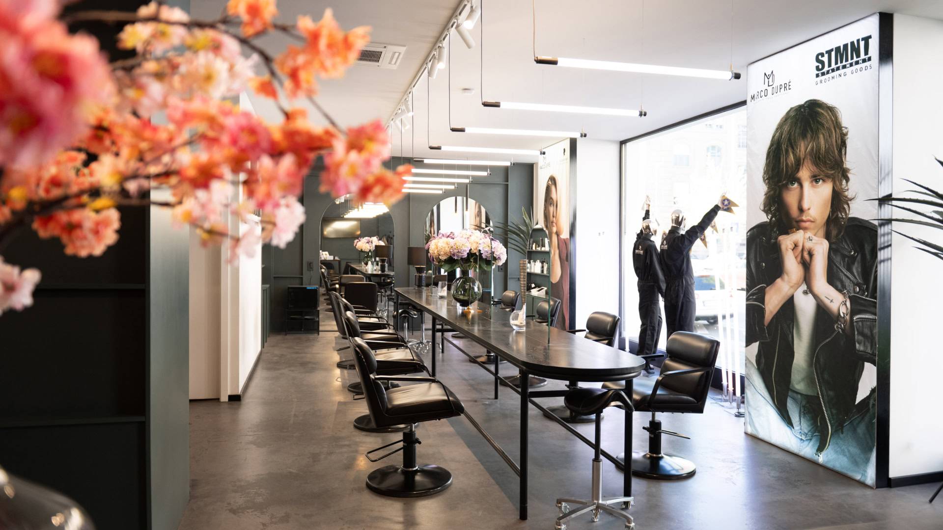 Innenansicht Friseursalon Frankfurt Marco Dupré